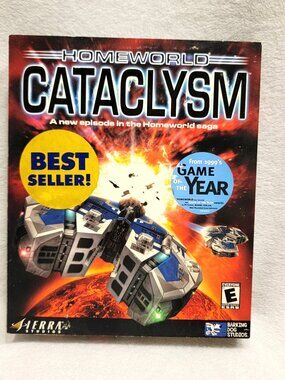 Vintage Homeworld Cataclysm Big Box Game and User Manual